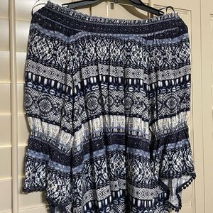 Shades of Blue Off Shoulder Blouse